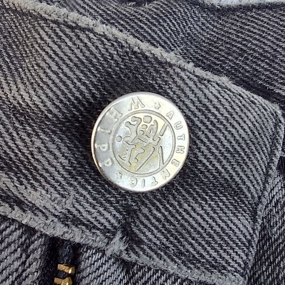 Vintage 80s Authentic Whipp High Waisted Mom Jeans with Suspenders Flap - Picture 6 of 11